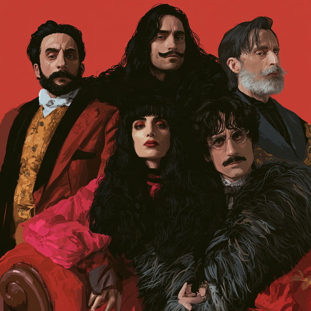 What We Do In The Shadows style, Midjourney V8.2, render 2 of 4