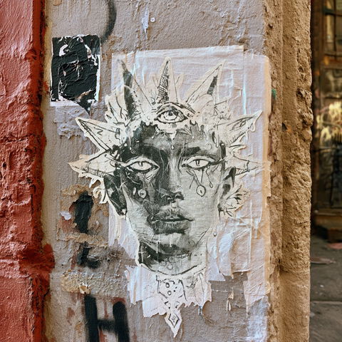 Wheatpaste style (Techniques), Midjourney V8.2