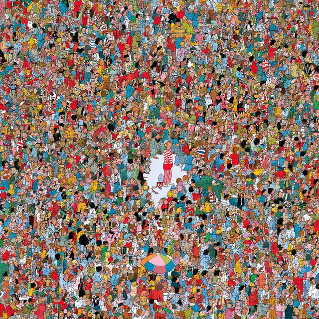 Where is Waldo style, Midjourney V8.2, render 4 of 4