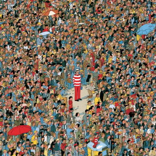 Where is Waldo style, Midjourney V8.2, render 3 of 4