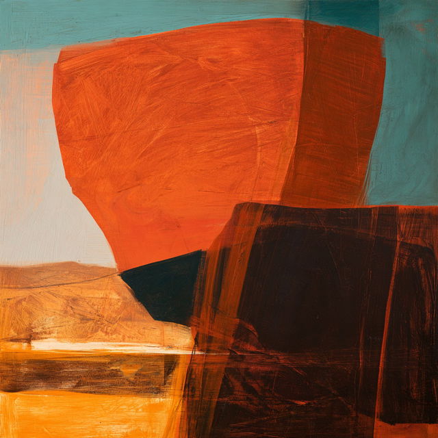 Wilhelmina Barns-Graham style, Midjourney V8.2, render 1 of 4