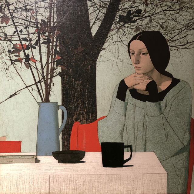 Will Barnet style, Midjourney V8.2, render 2 of 4