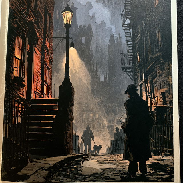 Will Eisner style, Midjourney V8.2, render 2 of 4