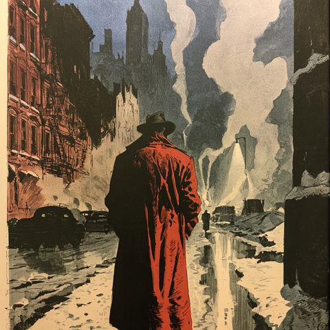 Will Eisner style (Illustrators), Midjourney V8.2