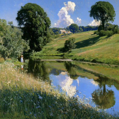 Willard Metcalf style (Painters), Midjourney V8.2