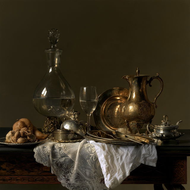 Willem Claesz. Heda style, Midjourney V8.2, render 1 of 4