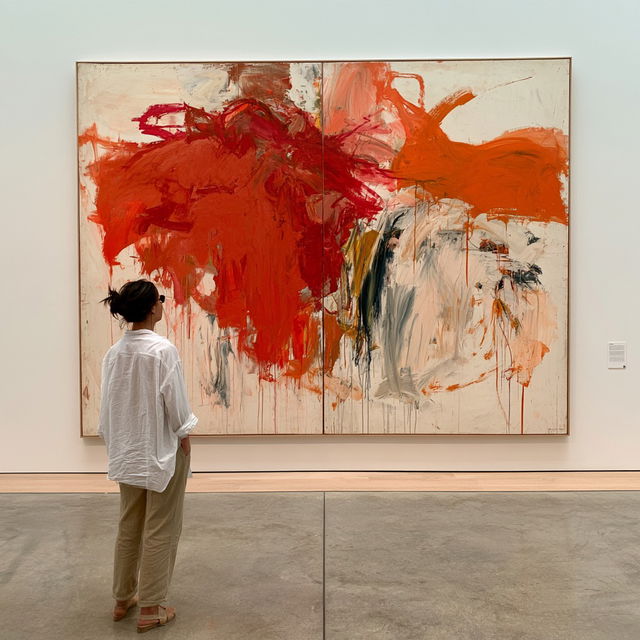 Willem de Kooning style, Midjourney V8.2, render 3 of 4