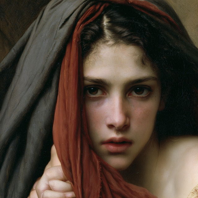 William-Aldophe Bouguereau style, Midjourney V8.2, render 4 of 4