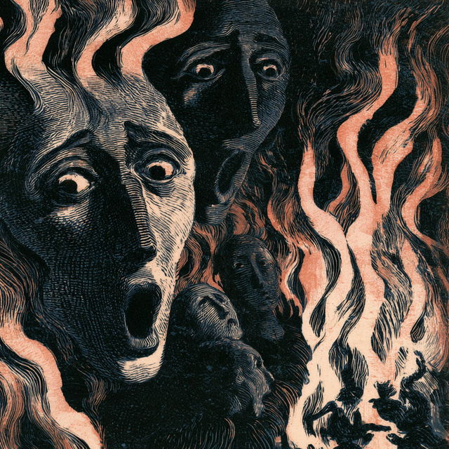 William Blake style, Midjourney V8.2, render 2 of 4