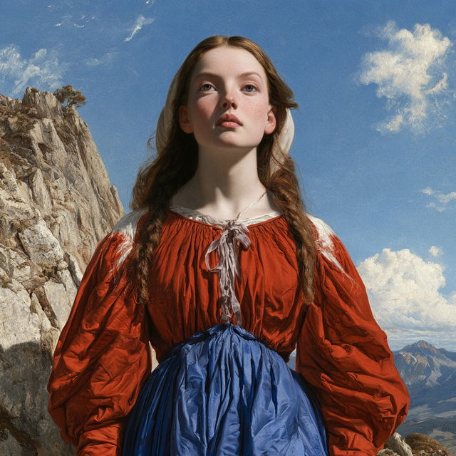 William Dyce style, Midjourney V8.2, render 2 of 4