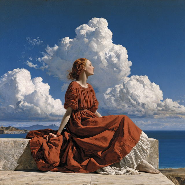 William Dyce style, Midjourney V8.2, render 3 of 4