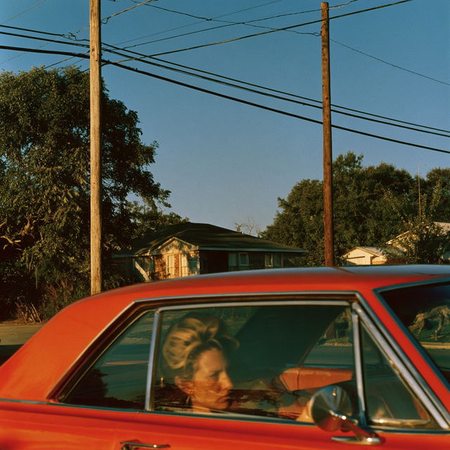 William Eggleston style, Midjourney V8.2, render 1 of 4