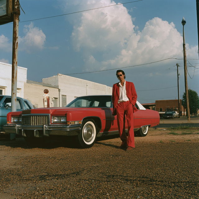 William Eggleston style, Midjourney V8.2, render 4 of 4
