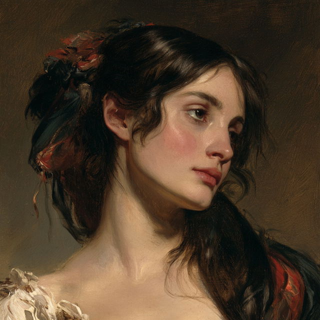 William Etty style, Midjourney V8.2, render 2 of 4