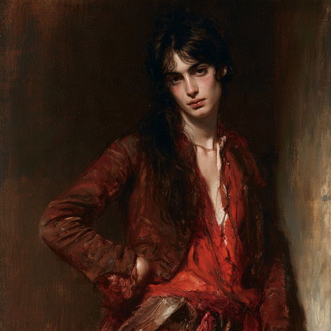 William Etty style (Painters), Midjourney V8.2