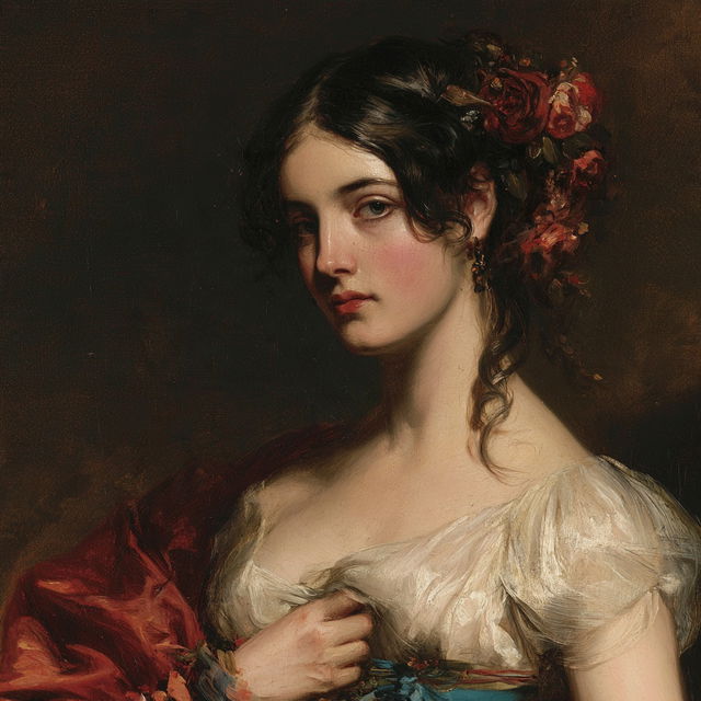 William Etty style, Midjourney V8.2, render 4 of 4