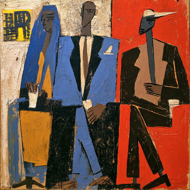 William H. Johnson style, Midjourney V8.2, render 4 of 4