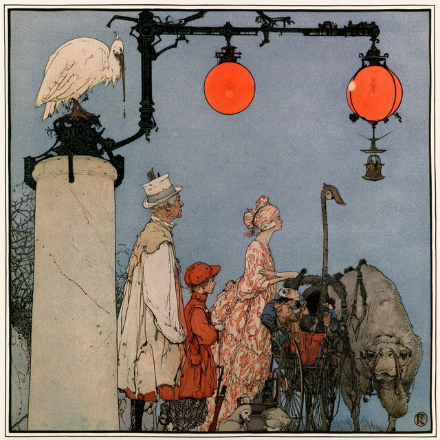 William Heath Robinson style, Midjourney V8.2, render 3 of 4