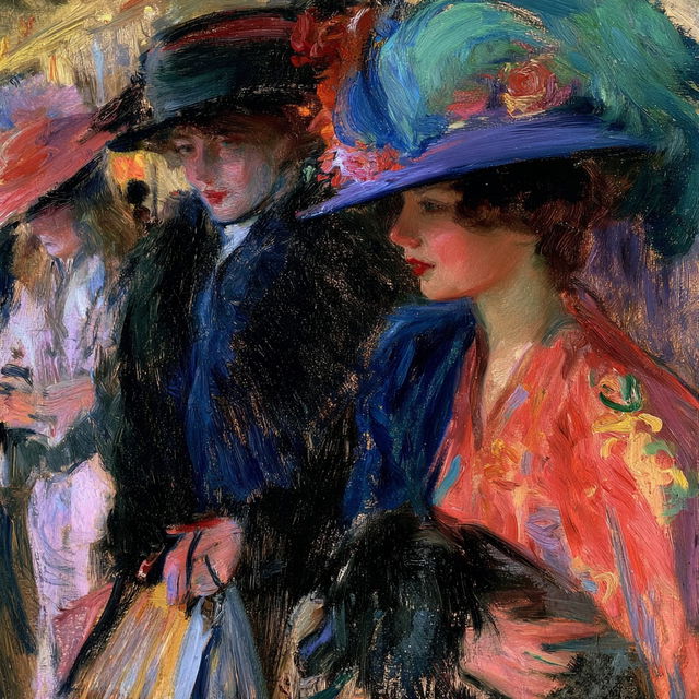 William James Glackens style, Midjourney V8.2, render 2 of 4