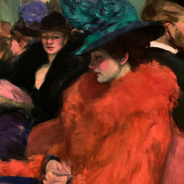William James Glackens style, Midjourney V8.2, render 1 of 4