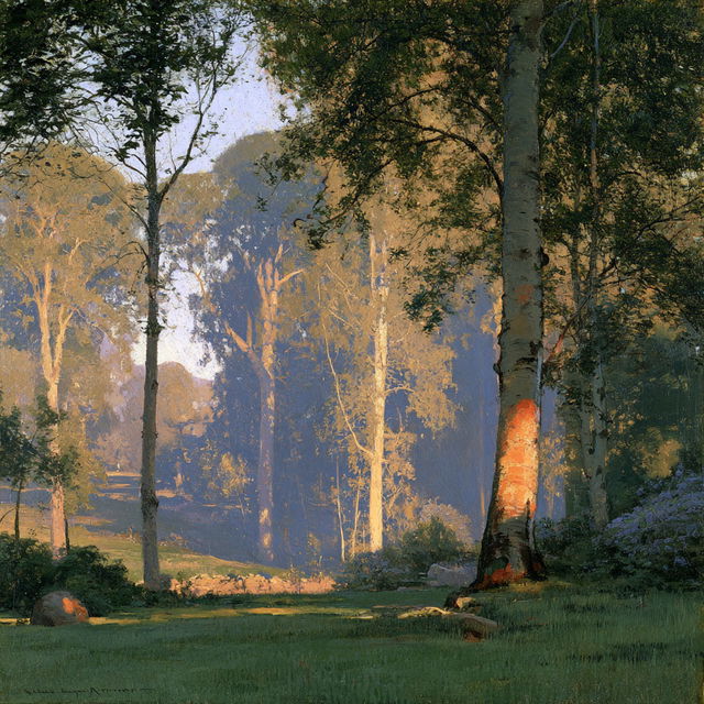 William Langson Lathrop style, Midjourney V8.2, render 4 of 4