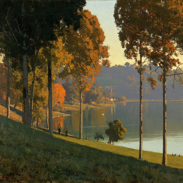 William Langson Lathrop style, Midjourney V8.2, render 3 of 4