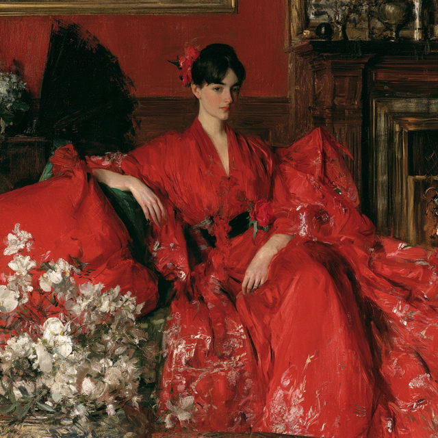 William Merritt Chase style, Midjourney V8.2, render 3 of 4