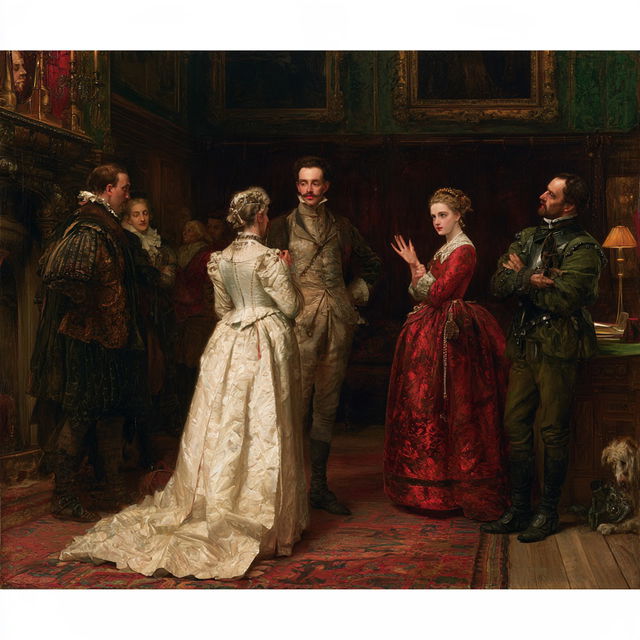 William Powell Frith style, Midjourney V8.2, render 3 of 4