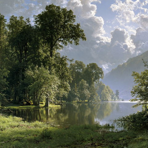 William Trost Richards style (Painters), Midjourney V8.2