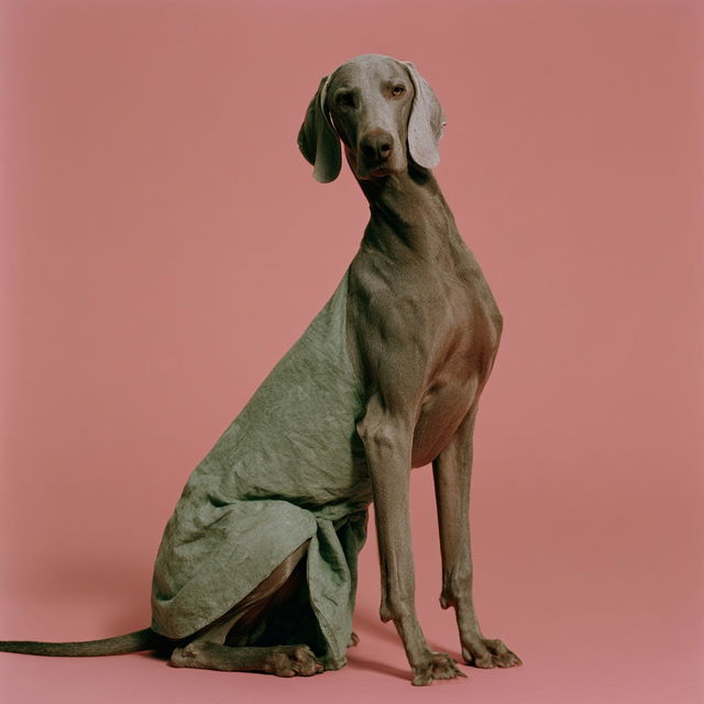 William Wegman style, Midjourney V8.2, render 3 of 4