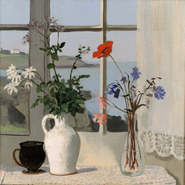 Winifred Nicholson style, Midjourney V8.2, render 3 of 4