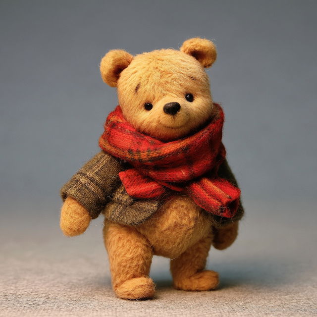 Winnie-the-Pooh style, Midjourney V8.2, render 2 of 4