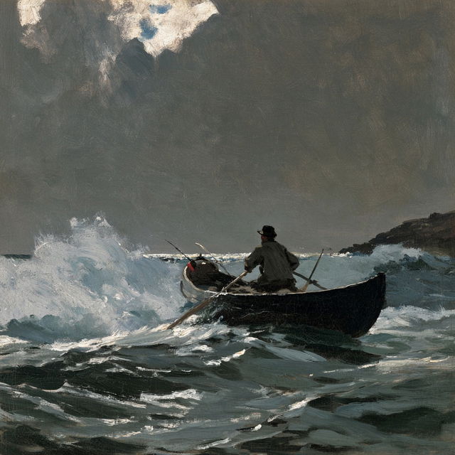 Winslow Homer style, Midjourney V8.2, render 1 of 4