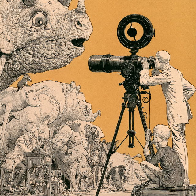 Winsor McCay style, Midjourney V8.2, render 2 of 4