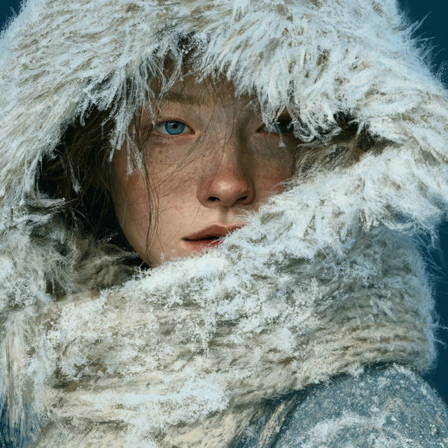 Winter style, Midjourney V8.2, render 1 of 4