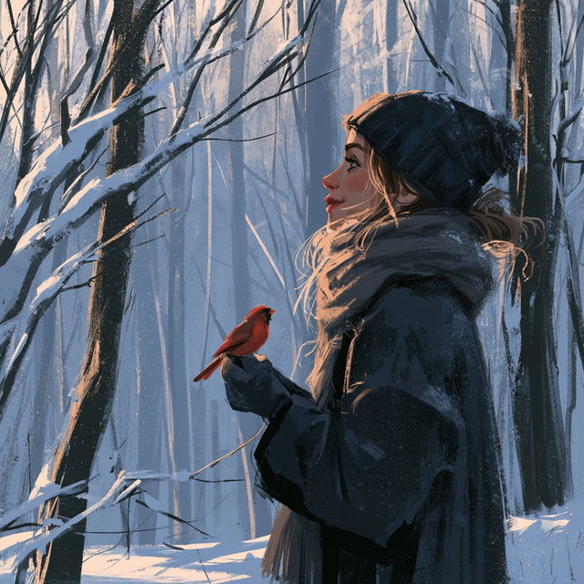 Winter style, Midjourney V8.2, render 4 of 4