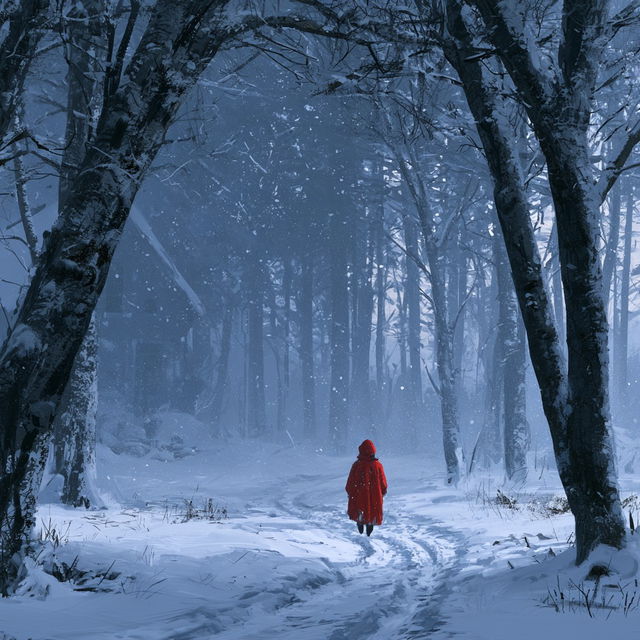 Winter style, Midjourney V8.2, render 3 of 4