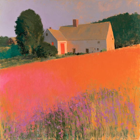 Wolf Kahn style (Painters), Midjourney V8.2