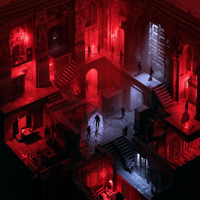 Wolfenstein 3D style, Midjourney V8.2, render 3 of 4