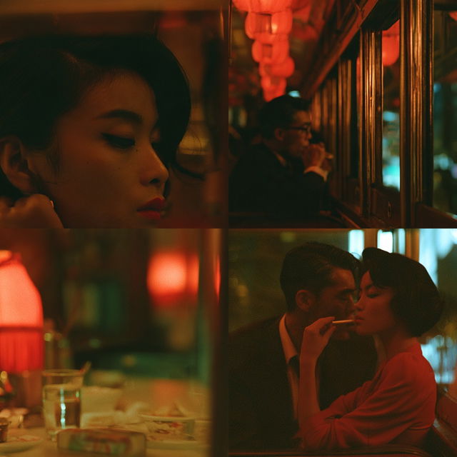Wong Kar-wai style, Midjourney V8.2, render 4 of 4