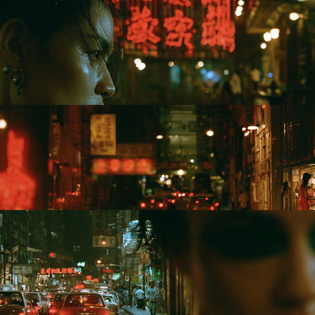 Wong Kar-wai style, Midjourney V8.2, render 3 of 4