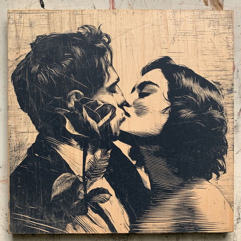 Wood engraving style (Techniques), Midjourney V8.2