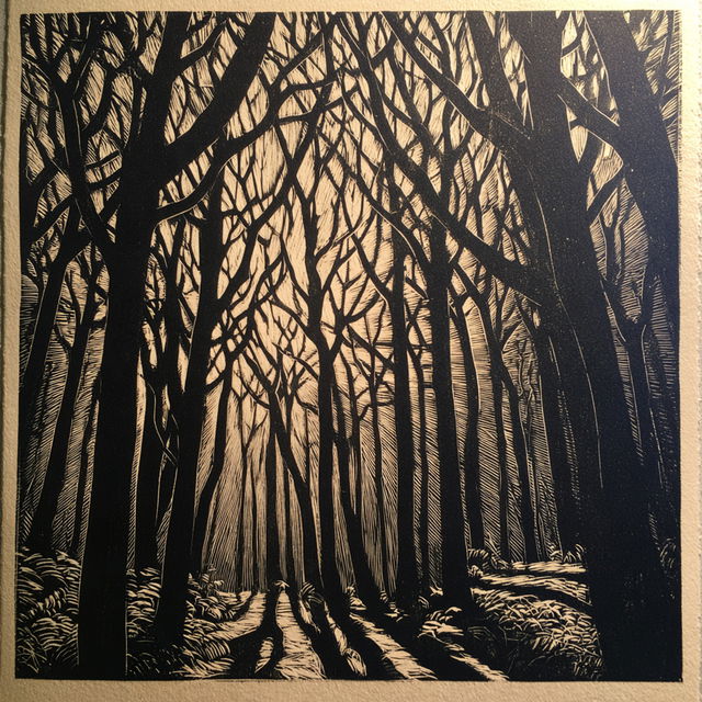 Wood engraving style, Midjourney V8.2, render 4 of 4
