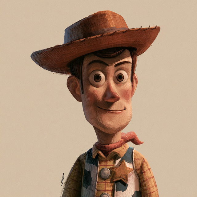 Woody style, Midjourney V8.2, render 4 of 4
