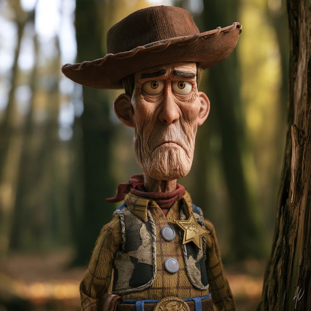 Woody style, Midjourney V8.2, render 3 of 4