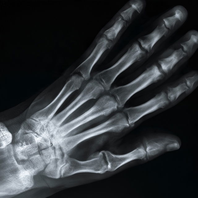 X-ray style, Midjourney V8.2, render 2 of 4