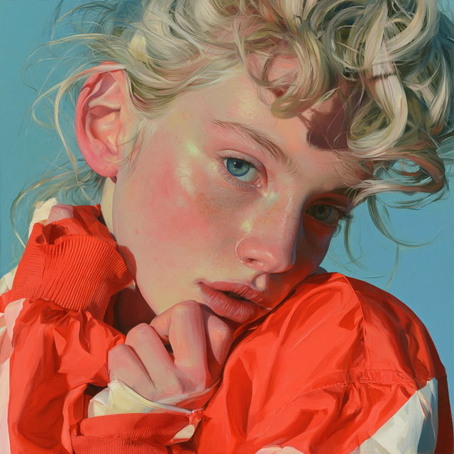 Xenia Hausner style, Midjourney V8.2, render 2 of 4