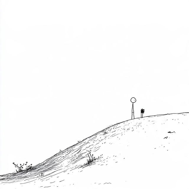 Xkcd style, Midjourney V8.2, render 1 of 4