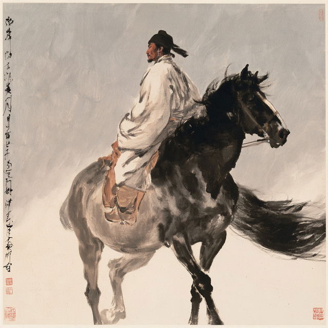 Xu Beihong style, Midjourney V8.2, render 4 of 4