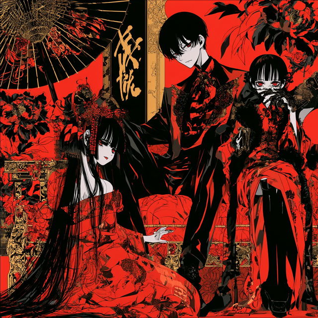 xxxHolic style, Midjourney V8.2, render 2 of 4